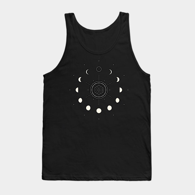 Moon Phases Tank Top by NaylaSmith